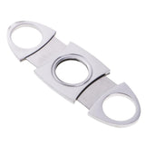 Max Alloy Cigar Cutter Double Blade Guillotine Scissors Cigar Clipper Shears A
