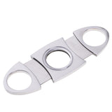 Max Alloy Cigar Cutter Double Blade Guillotine Scissors Cigar Clipper Shears A