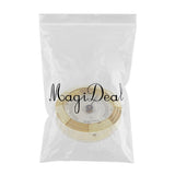 Max High Accuracy Round Gold Frame Hygrometer for Cigar Humidor