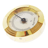 Max High Accuracy Round Gold Frame Hygrometer for Cigar Humidor
