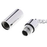 Max Stainless Steel Cigar Punch Cutter Blade Cigar Cutting Draw Hole Keyring 8mm