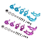 Max 1/10 Model Cars Steering Hub Upgrade Set for HSP Redcat Volcano EPX  Blue