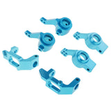 Max 1/10 Model Cars Steering Hub Upgrade Set for HSP Redcat Volcano EPX  Blue