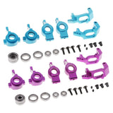 Max 1/10 Model Cars Steering Hub Upgrade Set for HSP Redcat Volcano EPX  Blue