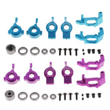 Max 1/10 Model Cars Steering Hub Upgrade Set for HSP Redcat Volcano EPX  Blue