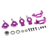 Max 1/10 Model Cars Steering Hub Upgrade Set for HSP Redcat Volcano EPX  Purple