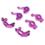 Max 1/10 Model Cars Steering Hub Upgrade Set for HSP Redcat Volcano EPX  Purple
