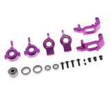 Max 1/10 Model Cars Steering Hub Upgrade Set for HSP Redcat Volcano EPX  Purple