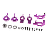 Max 1/10 Model Cars Steering Hub Upgrade Set for HSP Redcat Volcano EPX  Purple
