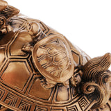 Max Feng Shui Dragon Turtle Tortoise Statue Figurine Lucky Wealth Ornament