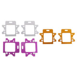 Max 2x Aluminum Rear Gear Box Mount for HSP 94103 94123 94111 94107 94108 Golden
