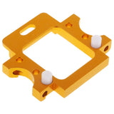 Max 2x Aluminum Rear Gear Box Mount for HSP 94103 94123 94111 94107 94108 Golden