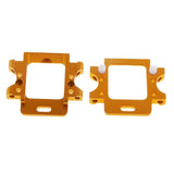 Max 2x Aluminum Rear Gear Box Mount for HSP 94103 94123 94111 94107 94108 Golden