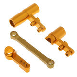 Max 102057 102040 Steering Servo Saver Complete for HSP 94111 94123 94188 Gold