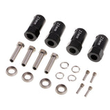 Max 23mm Wheel Hex Combine Longer Coupler for Traxxas TRX4 1/10 RC Crawler Black