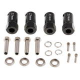 Max 23mm Wheel Hex Combine Longer Coupler for Traxxas TRX4 1/10 RC Crawler Black