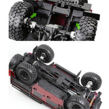 Max Rubber Mudguard Front and Rear Fender Upgrade Mud Block for TRAXXAS TRX-4 T4