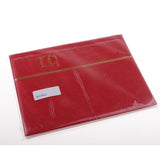Max 120 Pieces 10 Page Coins Storage Album Money Collecting Holders Book Red