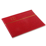 Max 120 Pieces 10 Page Coins Storage Album Money Collecting Holders Book Red