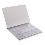 Max 120 Pieces 10 Page Coins Storage Album Money Collecting Holders Book Brown