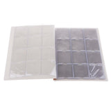 Max 120 Pieces 10 Page Coins Storage Album Money Collecting Holders Book Brown