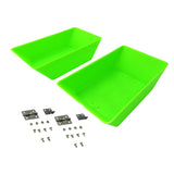 Max Double Silo Sccessories Set for Flytec 2011-5 Fishing Bait Boat Parts Green