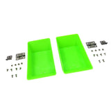 Max Double Silo Sccessories Set for Flytec 2011-5 Fishing Bait Boat Parts Green