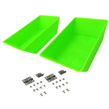 Max Double Silo Sccessories Set for Flytec 2011-5 Fishing Bait Boat Parts Green