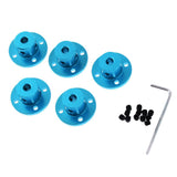 Max Rigid Flange Motor Guide Shaft Coupling for Rc Car Truck 8mm-Blue