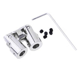 Max RC Model Metal Three-joint Universal Joint Gimbal Coupling Axle Joint 6-6mm