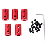Max Motor Shaft Coupling Rigid Coupler Connector for RC Car Boat 2-6mm