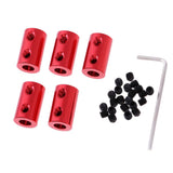 Max Motor Shaft Coupling Rigid Coupler Connector for RC Car Boat 3-6mm