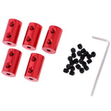 Max Motor Shaft Coupling Rigid Coupler Connector for RC Car Boat 3.17-3.17mm