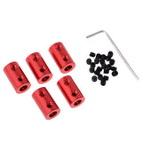 Max Motor Shaft Coupling Rigid Coupler Connector for RC Car Boat 4-6mm