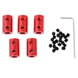 Max Motor Shaft Coupling Rigid Coupler Connector for RC Car Boat 4-6mm
