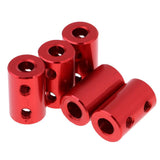 Max Motor Shaft Coupling Rigid Coupler Connector for RC Car Boat 5-6mm