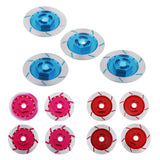 Max 4 Pieces Alloy Wheel Rim Brake Disc for Sakura D4 CS HSP 94123 1:10 Car Blue