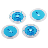 Max 4 Pieces Alloy Wheel Rim Brake Disc for Sakura D4 CS HSP 94123 1:10 Car Blue