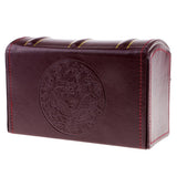 Max PU Storage Box Certified Graduated 15 Coins Display Capsule Collection Red