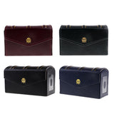 Max PU Storage Box Certified Graduated 15 Coins Display Capsule Collection Red