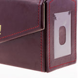 Max PU Storage Box Certified Graduated 15 Coins Display Capsule Collection Red