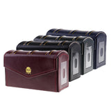 Max PU Storage Box Certified Graduated 15 Coins Display Capsule Collection Red