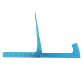 Max Adjustable Ruler Measure Height & Wheel Rim Camber for 1/10 1/8 RC Car Blue