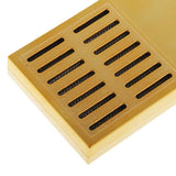 Max Rectangular Cigar Humidor Humidifier Hygrometer Box Cigar Accessory Gold