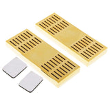 Max Rectangular Cigar Humidor Humidifier Hygrometer Box Cigar Accessory Gold
