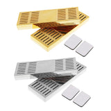 Max Rectangular Cigar Humidor Humidifier Hygrometer Box Cigar Accessory Gold