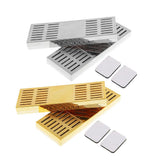 Max Rectangular Cigar Humidor Humidifier Hygrometer Box Cigar Accessory Gold