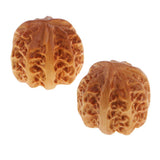 Max 1 Pair Handcraft Craft Wooden Pecan Walnut Sculpture Home Desktop Ornaments