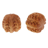 Max 1 Pair Handcraft Craft Wooden Pecan Walnut Sculpture Home Desktop Ornaments