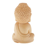 Max 7cm Boxwood Buddha Statue Sakyamuni Figurine Handmade Sculpture Decoration